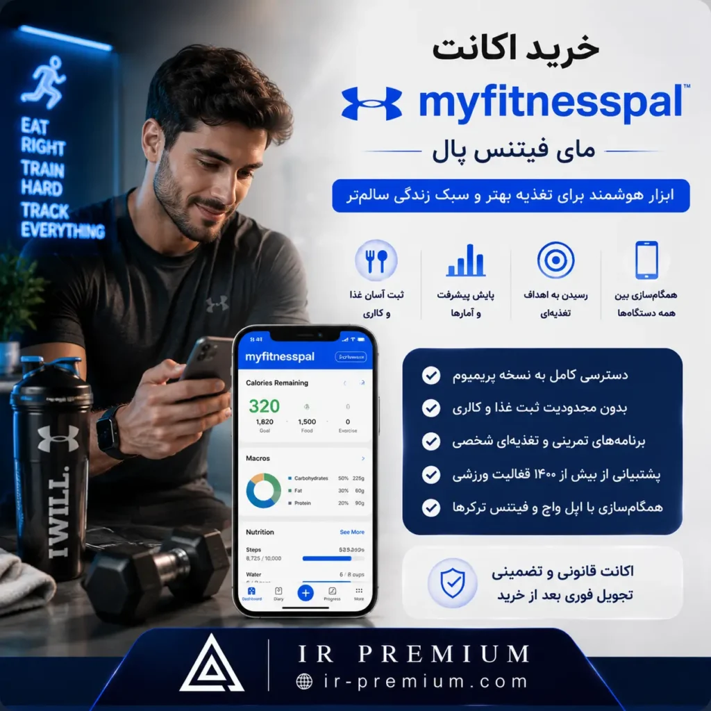 خرید اکانت MyFitnessPal مای فیتنس پال