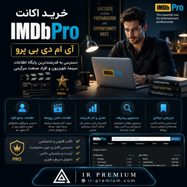 خرید اکانت IMDb Pro آی ام دی بی پرو